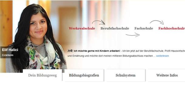 Screenshot Bildungsnavigator Baden-Württemberg Screenshot Bildungsnavigator Baden-Württemberg
