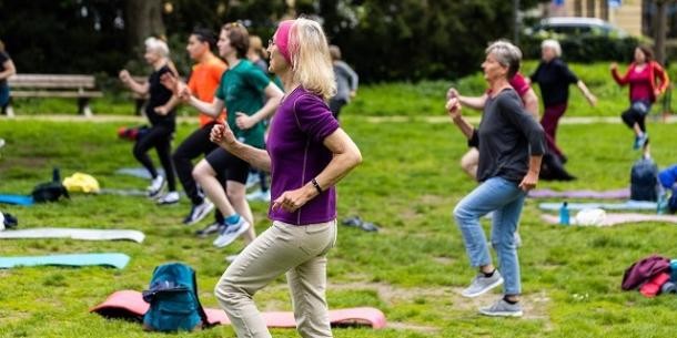 Sport im Park- Auftakt auf dem Grahampark 