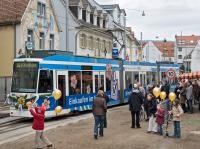 Mit der Linie 26 fährt die Straßenbahn nun auch nach Kirchheim. (Foto: Rothe)