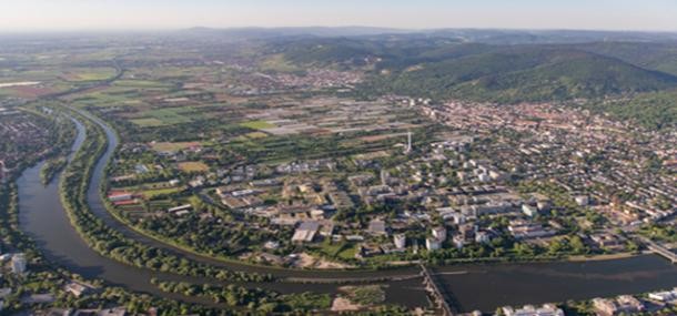 Masterplan Im Neuenheimer Feld (Foto: Ross) Luftaufnahme des Neuenheimer Feldes