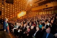Wiedereröffnung des Heidelberger Theaters: Szenische Einlage beim Festakt im neuen Marguerre-Saal (Foto: Buck)