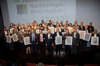 Während der Jubiläumsveranstaltung wurden 21 Betriebe ausgezeichnet. (Foto: Buck)