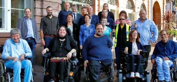 Gruppenbild des Beirats von Menschen mit Behinderung 