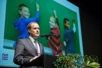 Oberbürgermeister Dr. Eckart Würzner bei der Neujahrsrede (Foto: Rothe)