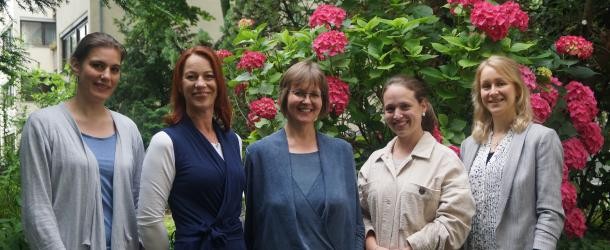 Das Team vom Pflegestützpunkt: (v.l.) Sonja Wild, Karin Anweiler, Cornelia Burchardt und Sandra Hofmann