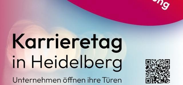 Plakat zum Karrieretag in Heidelberg am 26. April 2024