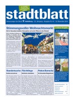 Titelbild des Stadtblatts Nr. 47 vom 19. November 2014