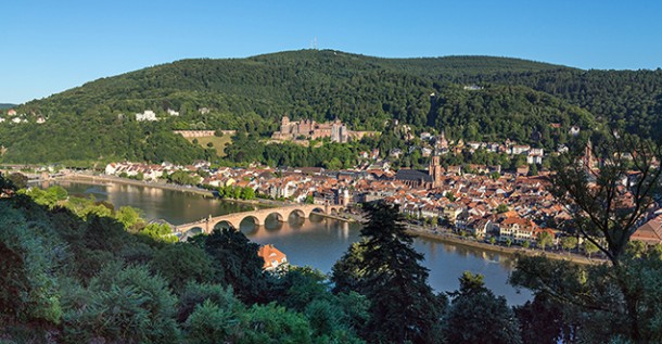 Bick auf Heidelberg vom Philosophenweg  (Foto: Diemer)