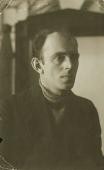 Ossip Mandelstam (1891–1938) in Moskau, 1923, Fotografie, Fotokopie (Foto: Staatl. Literaturmuseum Moskau)