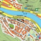 Geltungsbereich des vorhabenbezogenen Bebauungsplans mit örtlichen Bauvorschriften Schlierbach - Nahversorgungsmarkt Am Grünen Hag 2 ( Quelle: Stadt Heidelberg)