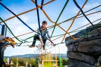 "alla hopp!"-Anlage: Spinnennetz (Foto: Dittmer) "alla hopp!"-Anlage: Spinnennetz (Foto: Dittmer)