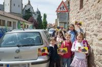 Kinder haben oft zu wenig Platz auf dem Gehsteig. (Foto: Rothe)