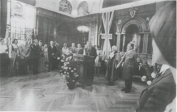 Besuch aus Cambridge im Rathaus Heidelberg. Foto: Alfred Dammer