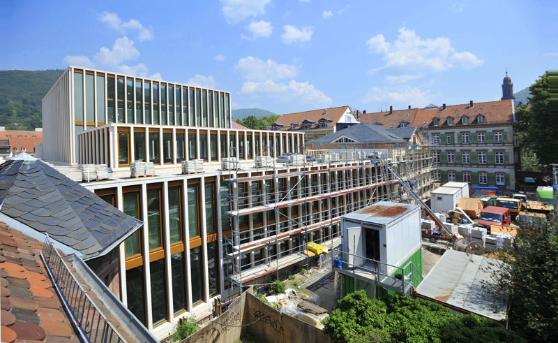 Das Heidelberger Theater im Bau (Foto: Kresin)