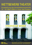 Plakat zum Wettbewerb Theater: Ausstellung der Architektenentwürfe (Stadt Heidelberg)