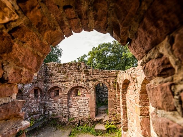 Abbey ruin on the Heiligenberg (Photo: Schwerdt/ Heidelberg Marketing)