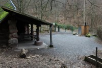 Pferchelgrillhütte im Stadtteil Ziegelhausen mitten im Wald