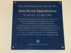 Gedenktafel Hans Bernd Oppenheimer