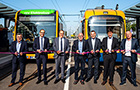 Feierliche Inbetriebnahme der Haltestelle Hauptbahnhof. (Foto: Dittmer)