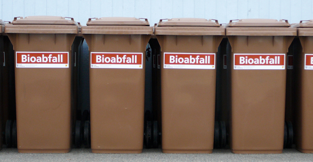 Biowaste bins (Photo: City of Heidelberg)
