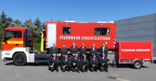 Mitglieder der Führungsgruppe (Foto: Feuerwehr Heidelberg)