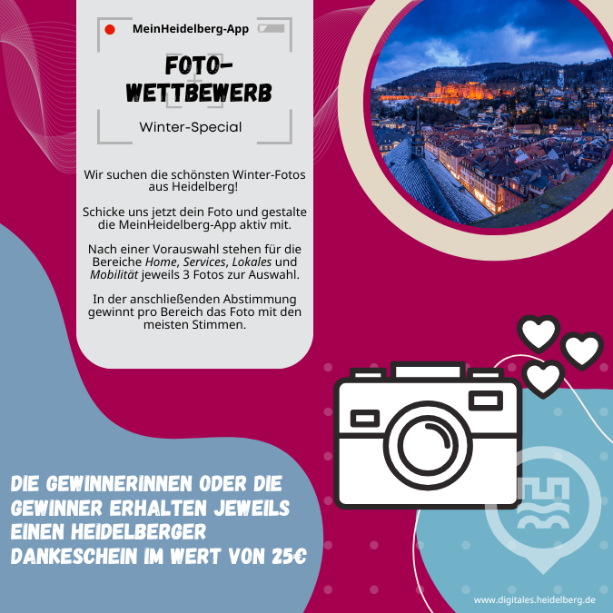 Fotowettbewerb der MeinHeidelberg-App