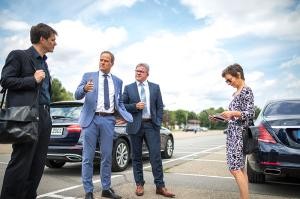 Justizminister Guido Wolf besucht das Patrick-Henry-Village (Foto: Dittmer)