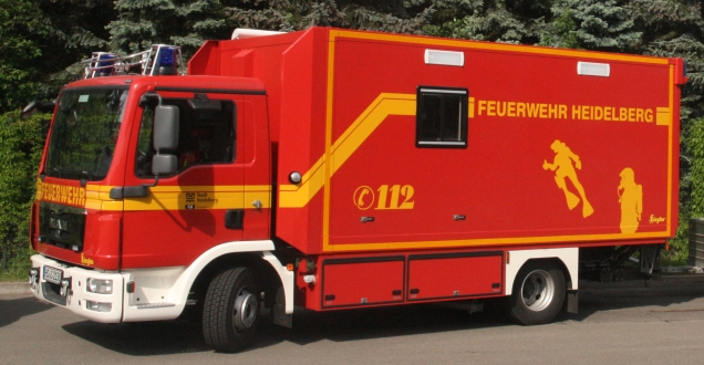 Tanklöschfahrzeug (Foto: Feuerwehr Heidelberg) Tanklöschfahrzeug (Foto: Feuerwehr Heidelberg)
