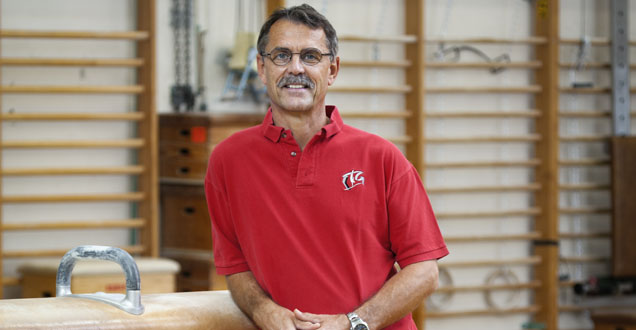 Dieter Hofer, head of the Heidelberg Gymnastics Centre. (Photo: Buck) Dieter Hofer, head of the Heidelberg Gymnastics Centre. (Photo: Buck)