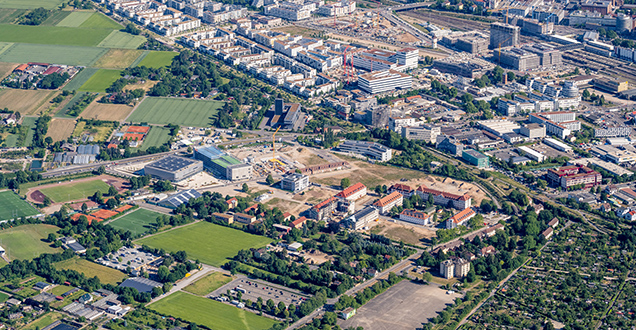 Aerial view Patton Barracks (Photo: Klaus Venus) Aerial view Patton Barracks (Photo: Klaus Venus)