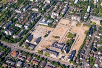 Luftaufnahme der Konversionsfläche im Süden Rohrbachs in Blickrichtung Südwesten. (Foto: Stadt Heidelberg) Luftaufnahme der Konversionsfläche im Süden Rohrbachs in Blickrichtung Südwesten.
