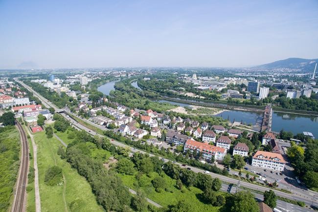 Luftbild von Wieblingen (Foto: Buck)