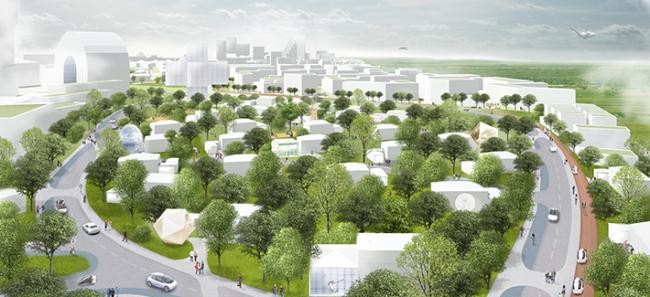 Visualisation of the future Patrick Henry Village (KCAP Architects Planners)