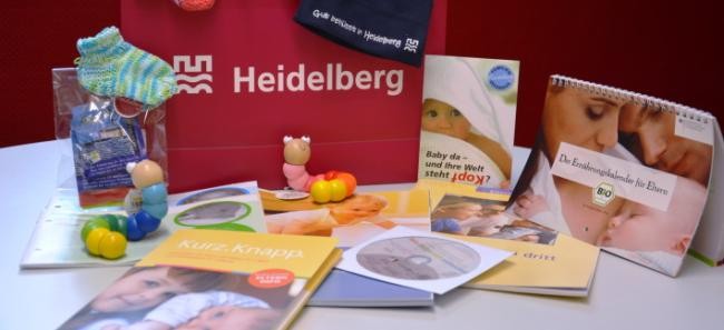 Willkommenspaket der Stadt Heidelberg für junge Eltern