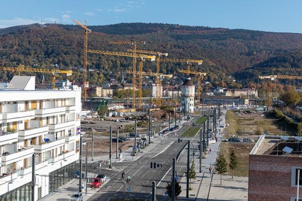 Die Grüne Meile in der Bahnstadt.