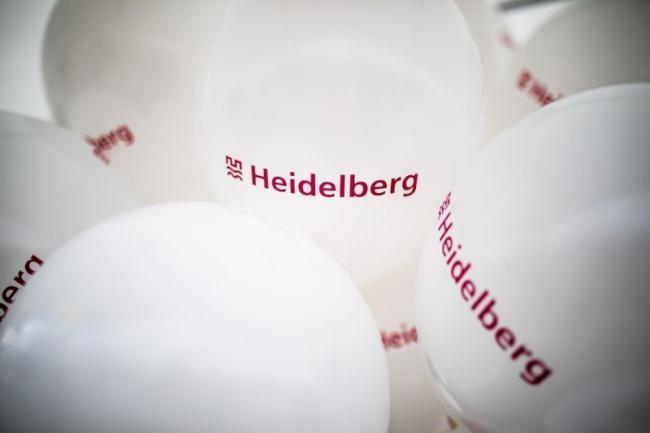 Luftballon mit Heidelberg Logo