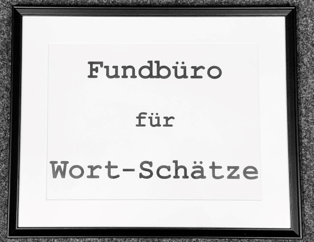 Bilderrahmen mit Text