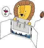 Der Löwe der Kinderbücherei erzählt Geschichten mit Kamishibai Der Löwe der Kinderbücherei erzählt Geschichten mit Kamishibai