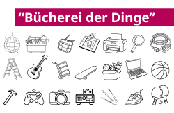 Bücherei der Dinge (Bild: Canva)