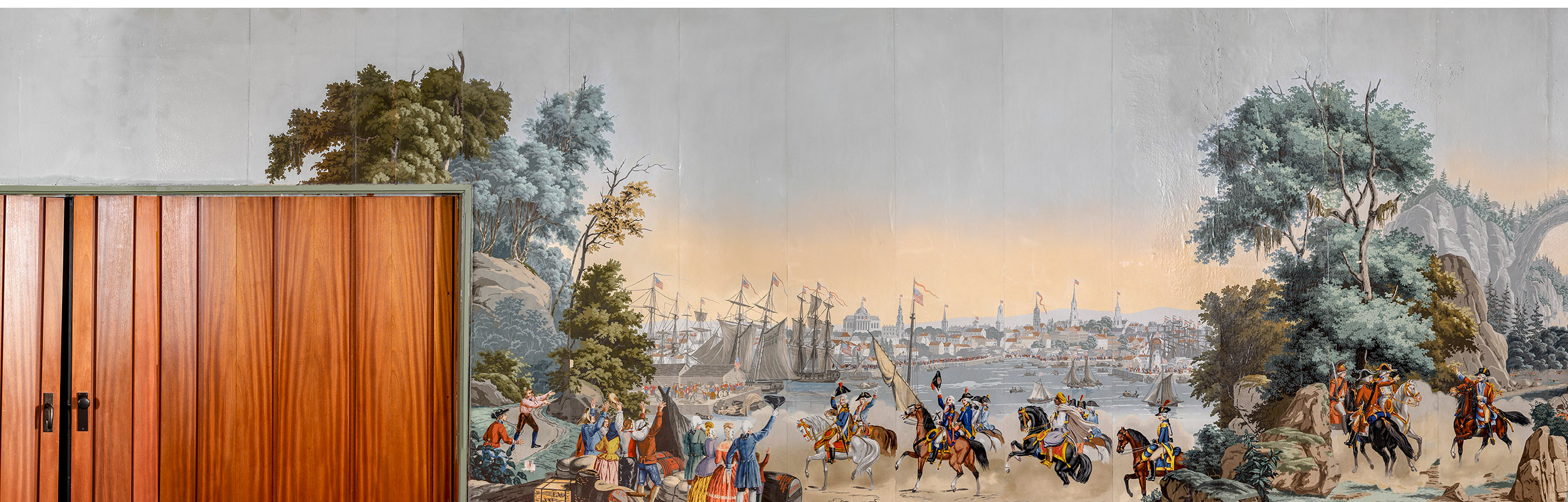 wall-paper in the Mark Twain Center (photo: Mark Twain Center) wall-paper in the Mark Twain Center (photo: Mark Twain Center)