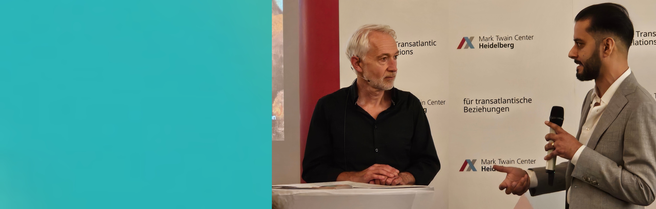 Two man who talking with eachother(photo: Annina Seele)