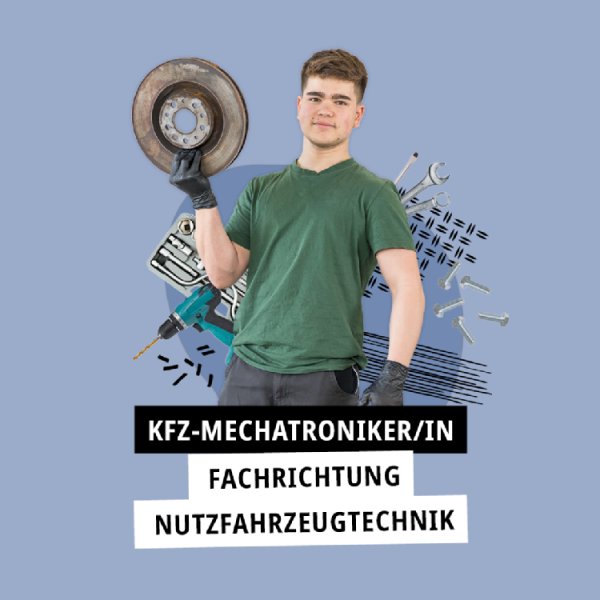 Jetzt als Kfz-Mechatroniker/in bewerben! (Bild: Stadt Heidelberg) Kfz-Mechatroniker/in Fachrichtung Nutzfahrzeugtechnik