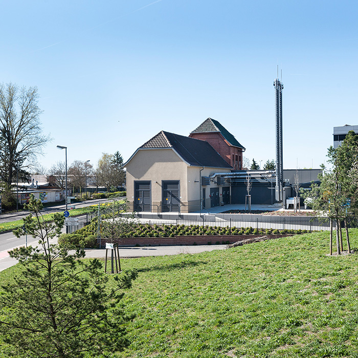 Wärme und Stromversorgung in der Bahnstadt.