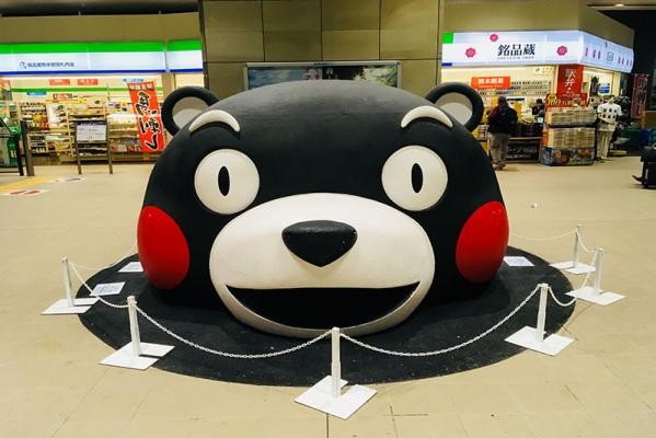 Das Maskottchen von Kumamoto heißt "Kumamon". (Foto: RNZ/Riemer)