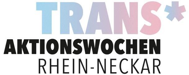 Logo der Trans*Aktionswochen Rhein-Neckar Logo der Trans*Aktionswochen Rhein-Neckar
