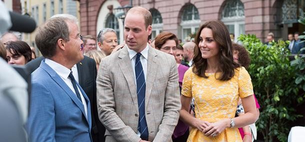Prinz William und Herzogin Catherine in Heidelberg (Foto: Diemer) Prinz William und Herzogin Catherine in Heidelberg