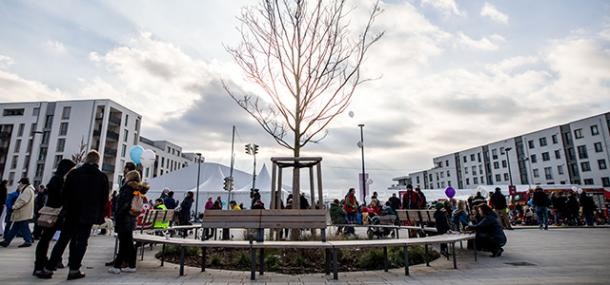 Der Gadamerplatz war beim Bürgerfest gut gefüllt