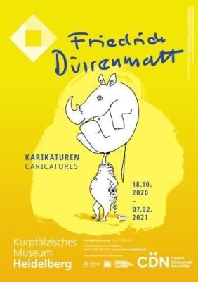 „Friedrich Dürrenmatt: Karikaturen – Caricatures“