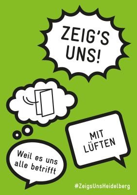 Motiv: „Zeig´s uns“ mit Lüften. 