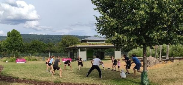 Sport im Park auf der "alla hopp!"-Anlage